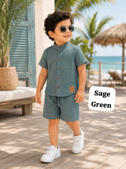 premium boys cotton, muslin cord Sets | 1year to 3yrs| Premium Feels