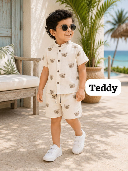 premium boys cotton, muslin cord Sets | 1year to 3yrs| Premium Feels