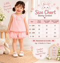 Korean🐰 Bunny Applique Balloon Top & Bloomer Set for 6m to 2yrs, Fashionable wear edition