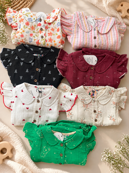 Muslin Peplum Coords for 2yrs to 5yrs