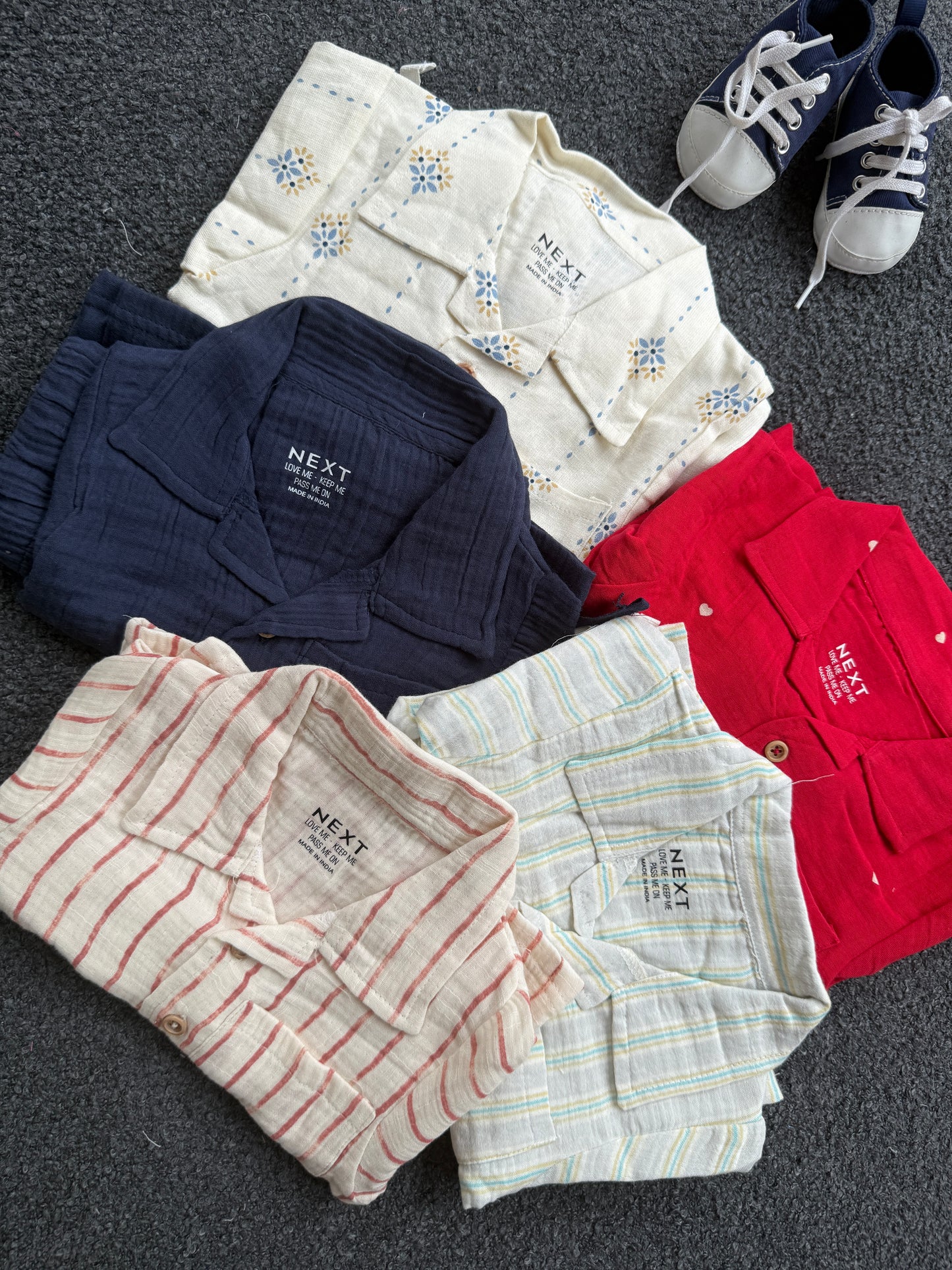 Muslin & cotton Short Sets for Boys 1yr to 5yrs | Soft & Breathable Fabric