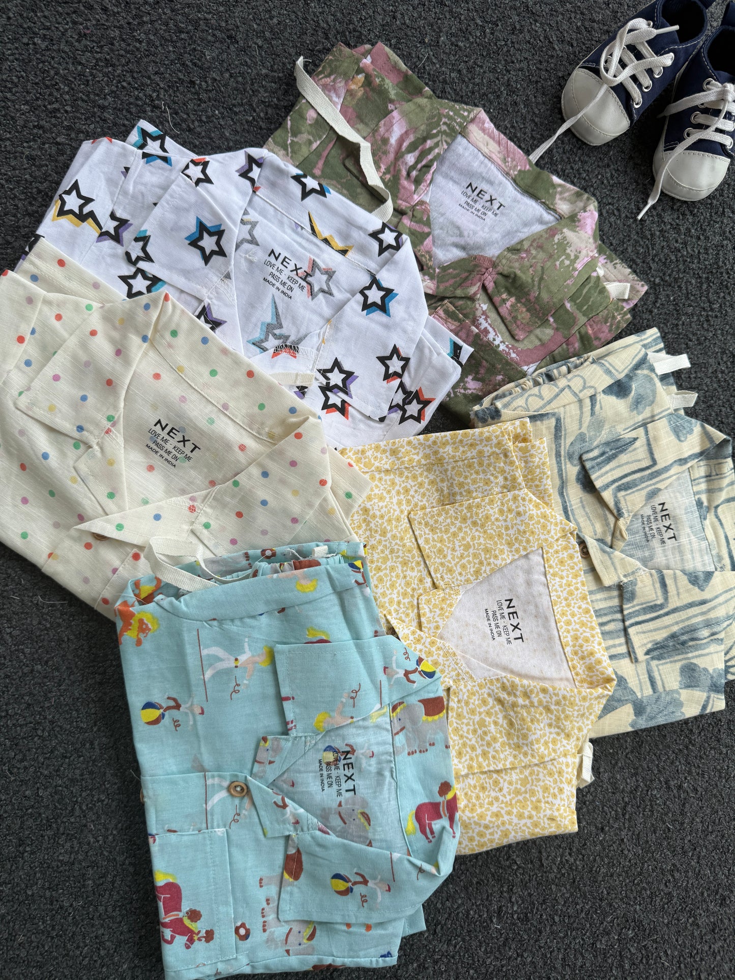 Muslin & cotton Short Sets for Boys 1yr to 5yrs | Soft & Breathable Fabric