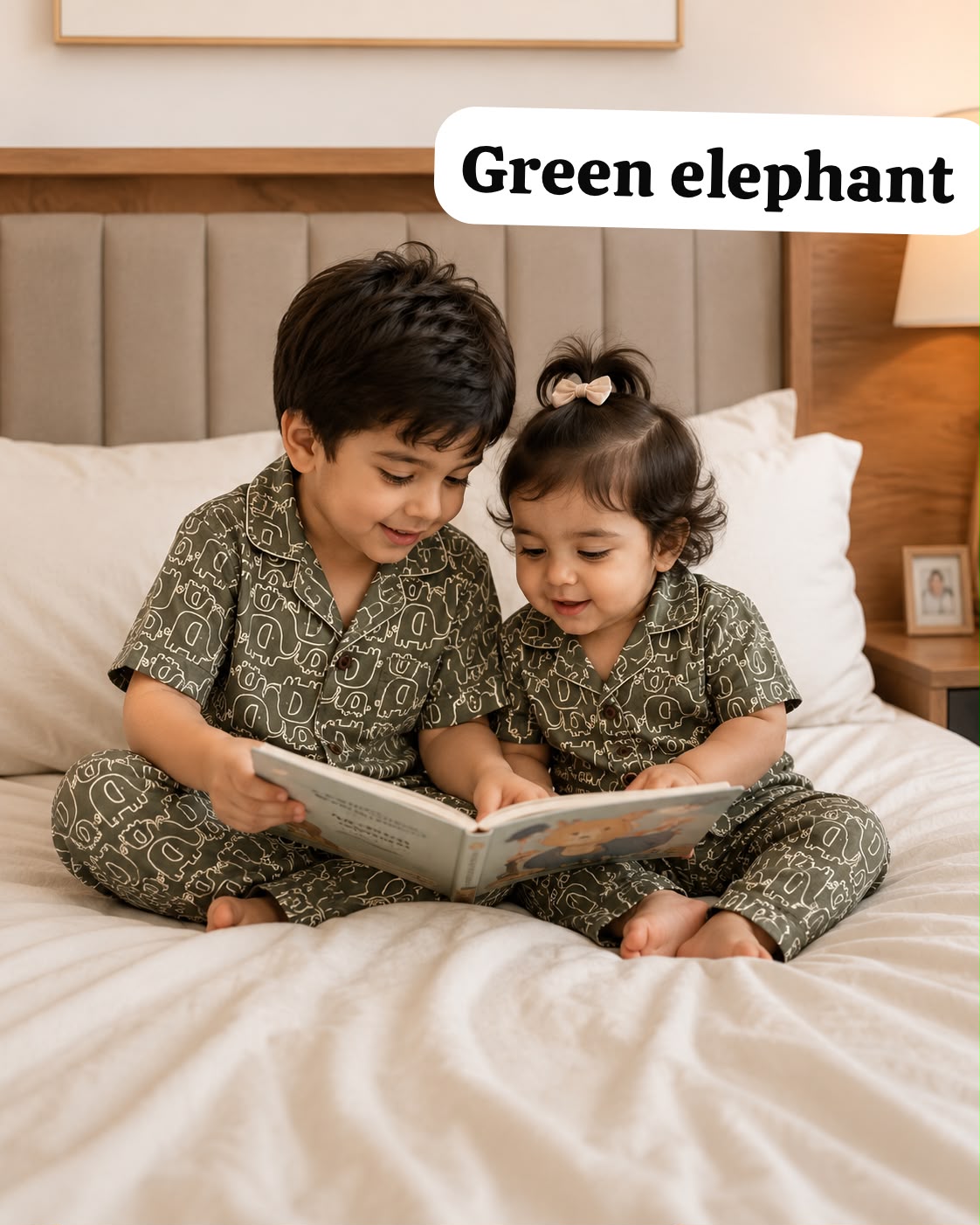 Unisex cotton Collar Pyjama Sets | 18m to 6 yrs)