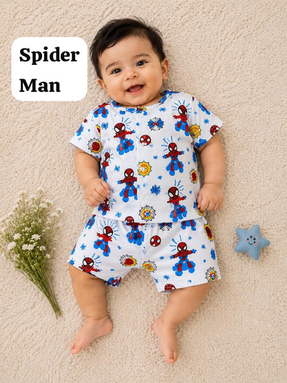 Baby Front Open Short Sets | 0 to 12months