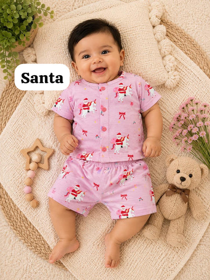 Baby Front Open Short Sets | 0 to 12months