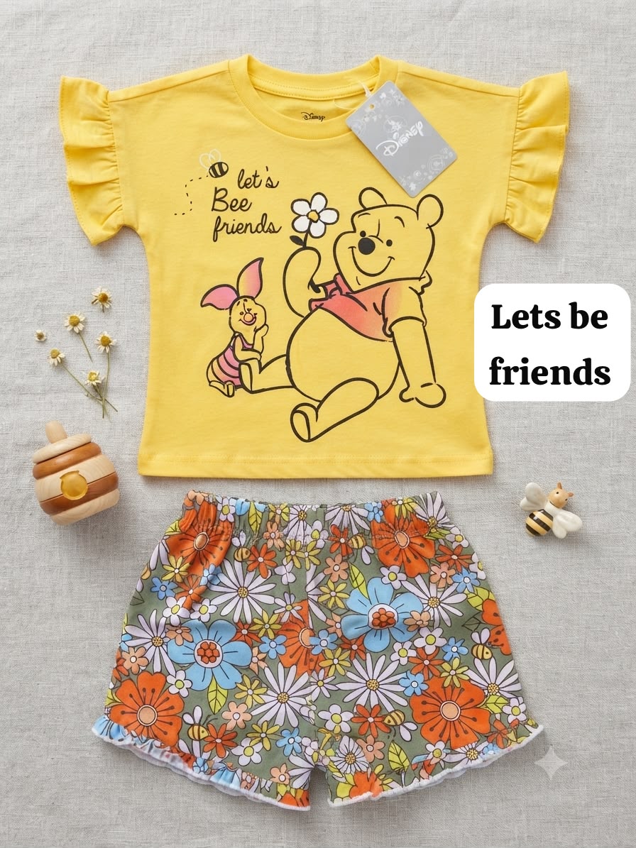 Girls Cute Cartoon Club Coord Sets for 1 year to 6 years, Fashion Edition