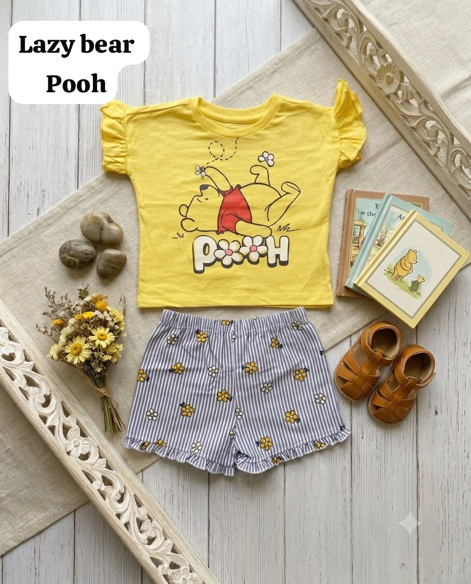 Girls Cute Cartoon Club Coord Sets for 1 year to 6 years, Fashion Edition