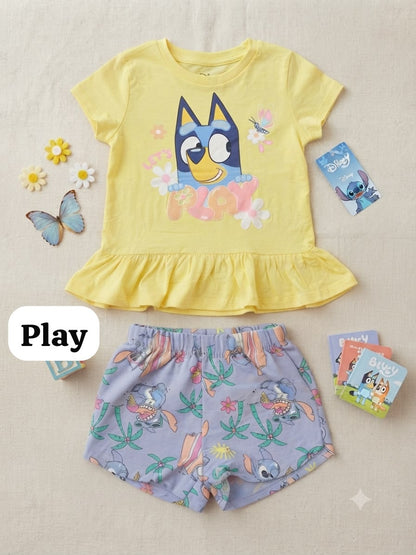Girls Cute Cartoon Club Coord Sets for 1 year to 6 years, Fashion Edition