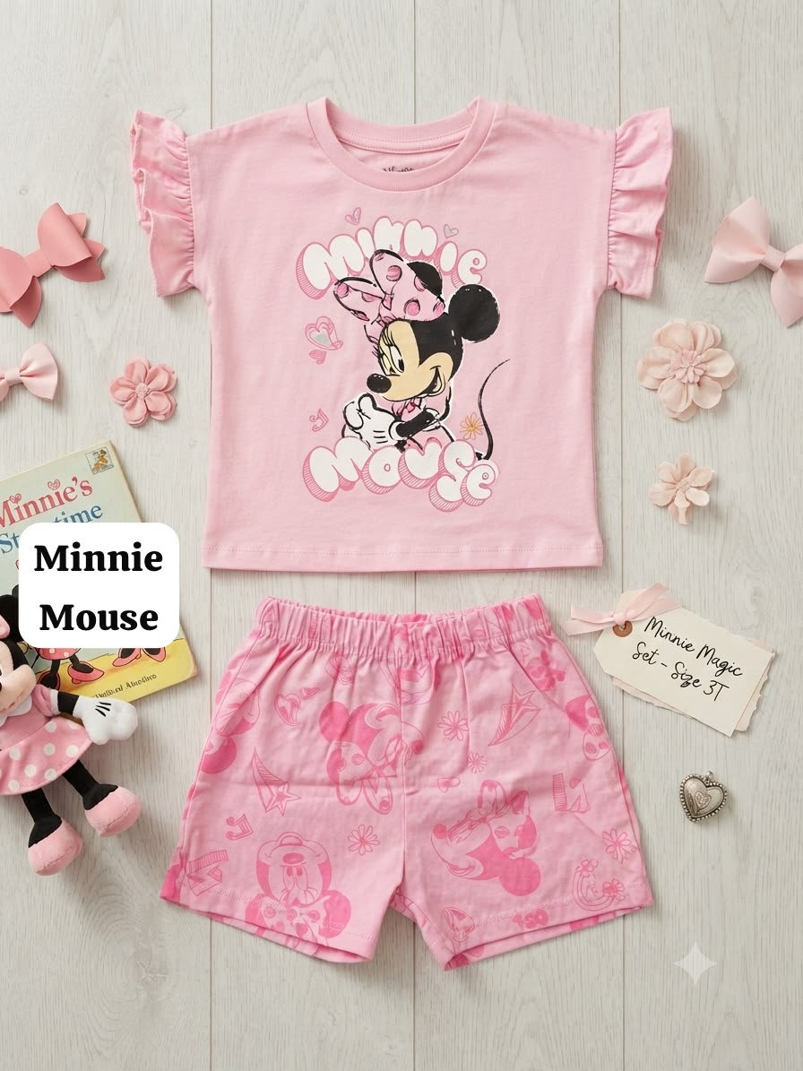 Girls Cute Cartoon Club Coord Sets for 1 year to 6 years, Fashion Edition