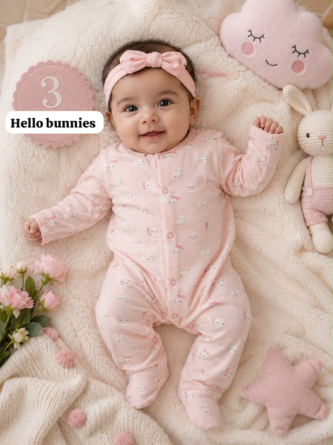 Baby open foot Romper , newborn  to 9months