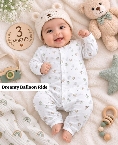 Baby open foot Romper , newborn  to 9months