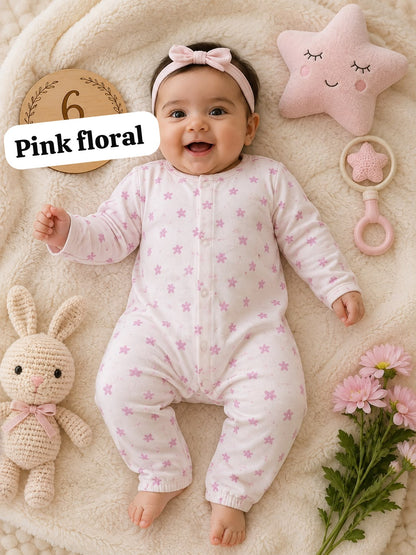 Baby open foot Romper , newborn  to 9months