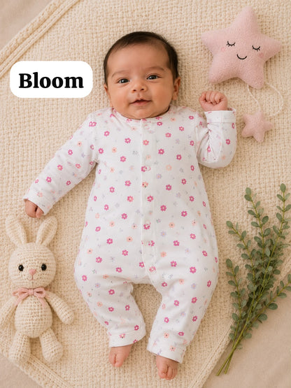 Baby open foot Romper , newborn  to 9months