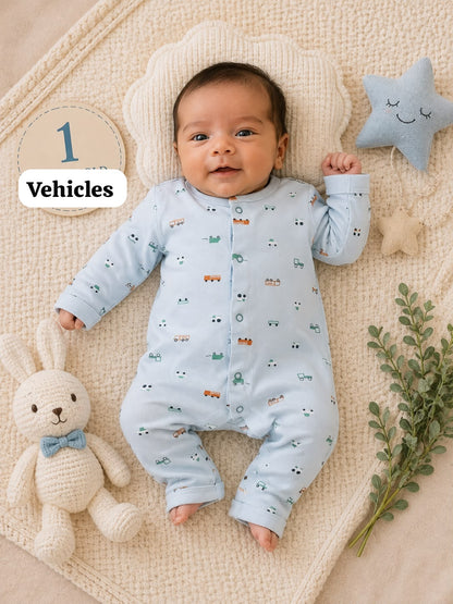Baby open foot Romper , newborn  to 9months