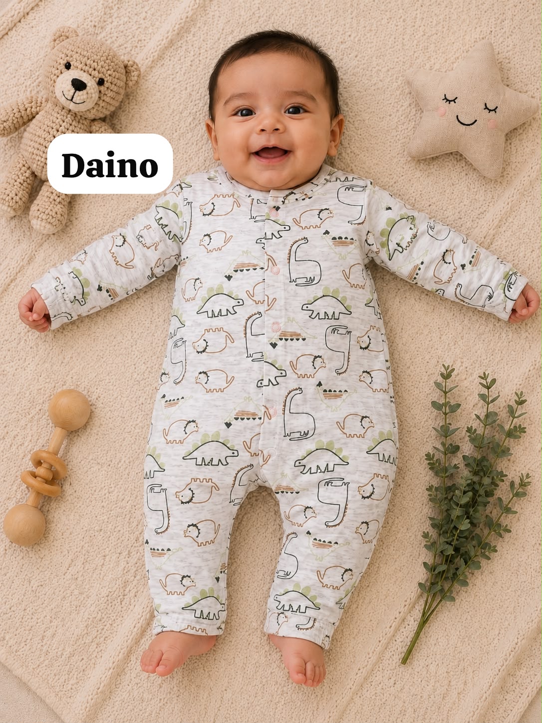 Baby open foot Romper , newborn  to 9months