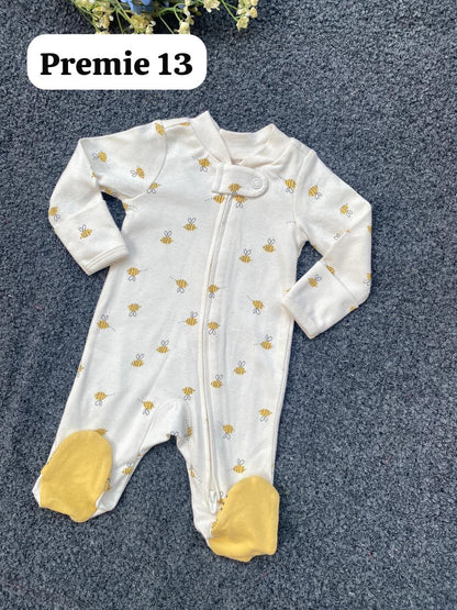 ON SALE Tiny Preemie Comfort Rompers, newborn babies