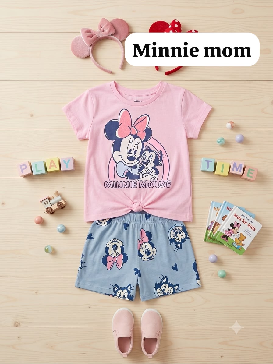 Girls Cute Cartoon Club Coord Sets for 1 year to 6 years, Fashion Edition