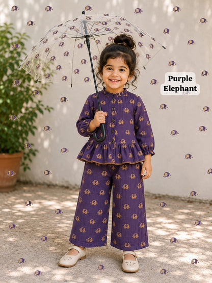 Frill Collar Cord Sets, 2Years - 6 Years