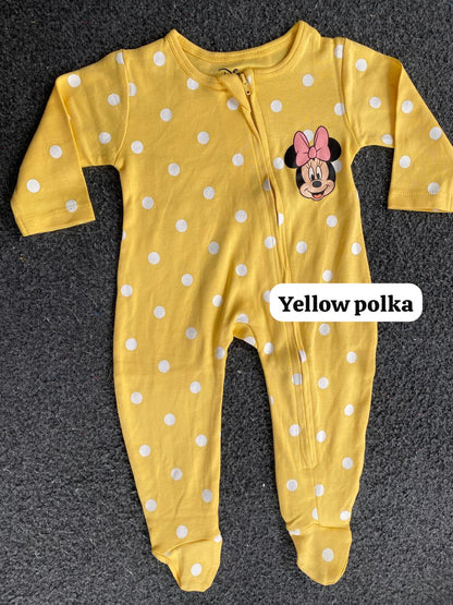 Footed Rompers sleepsuit-body jumpsuits (3-6months)