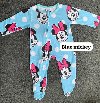 Footed Rompers sleepsuit-body jumpsuits (3-6months)