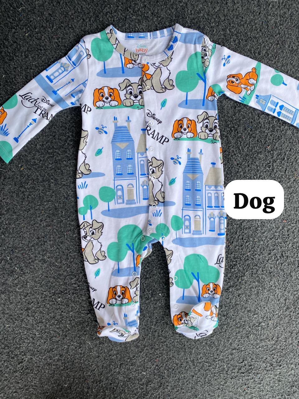 Footed Rompers sleepsuit-body jumpsuits (6-9months)