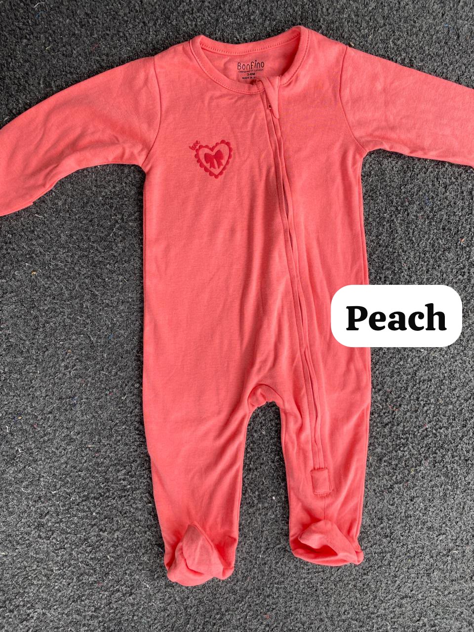 Footed Rompers sleepsuit-body jumpsuits (6-9months)