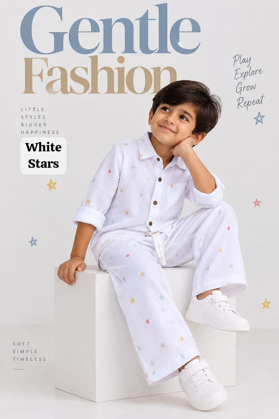 Premium Muslin Pant Sets for 2-7yrs