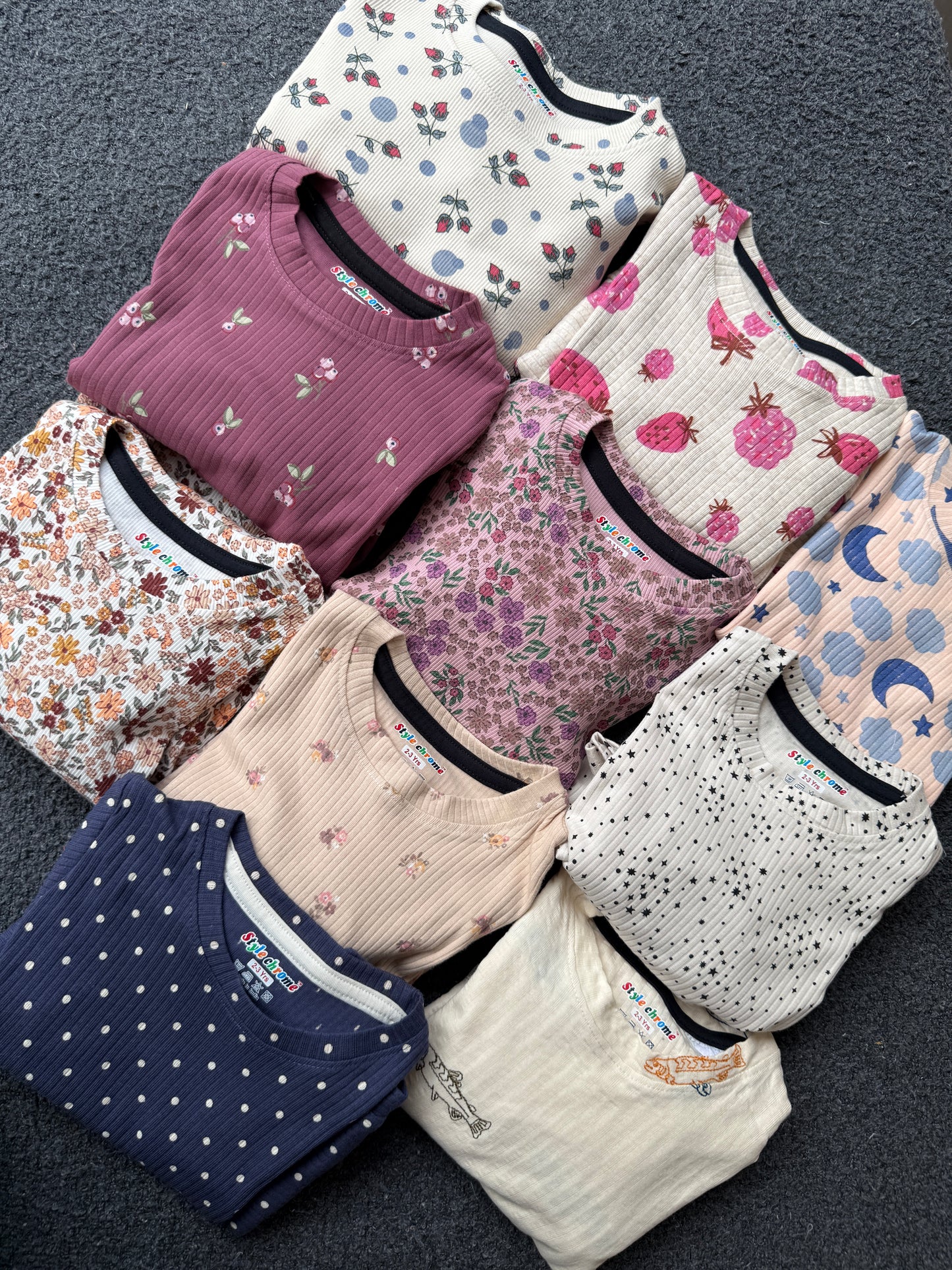 Soft Ribbed Cotton Pant Sets | 2yrs to 5yrs