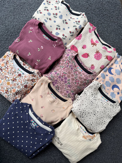 Soft Ribbed Cotton Pant Sets | 2yrs to 5yrs
