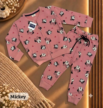 Unisex zipper Sweat Shirts Sets for 6m to 4yrs | loop knit Fabric