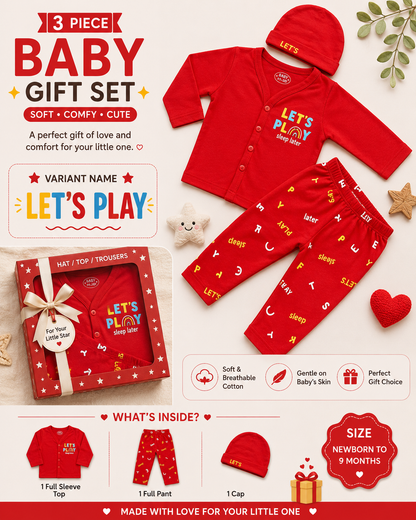 3pc Gift Box Set | Newborn to 9m