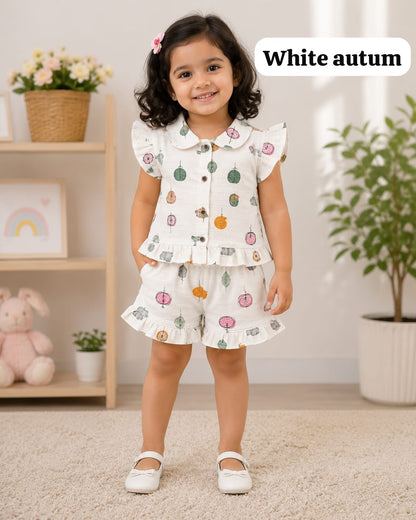 Petar pan Neck Muslin Sets 6months to 3years