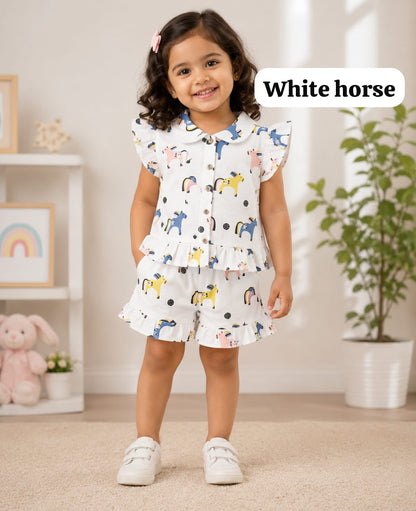 Petar pan Neck Muslin Sets 6months to 3years