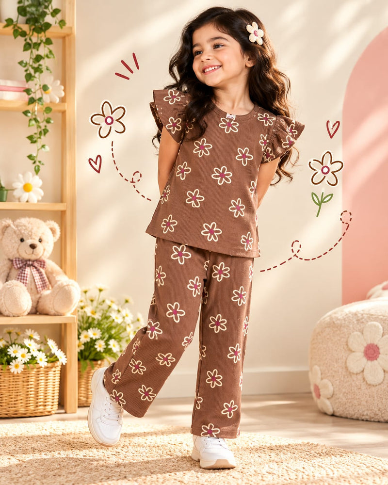 Frilled sleeves Pant Sets For Girls 2 years To 7 Year|buy 4 for 999 ...
