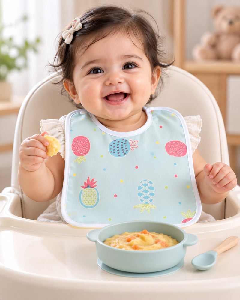 Soft & Waterproof Baby Feeding Bibs | Easy-Clean Everyday Bibs