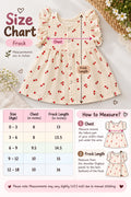 Baby Muslin full open button frocks (0-18 m), Soft & Comfortable