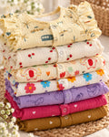 Baby Muslin full open button frocks (0-18 m), Soft & Comfortable