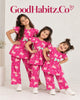 Peplum  Top & Relaxed Fit Pants Set| For Girls |2 To 9 yrs| Cotton