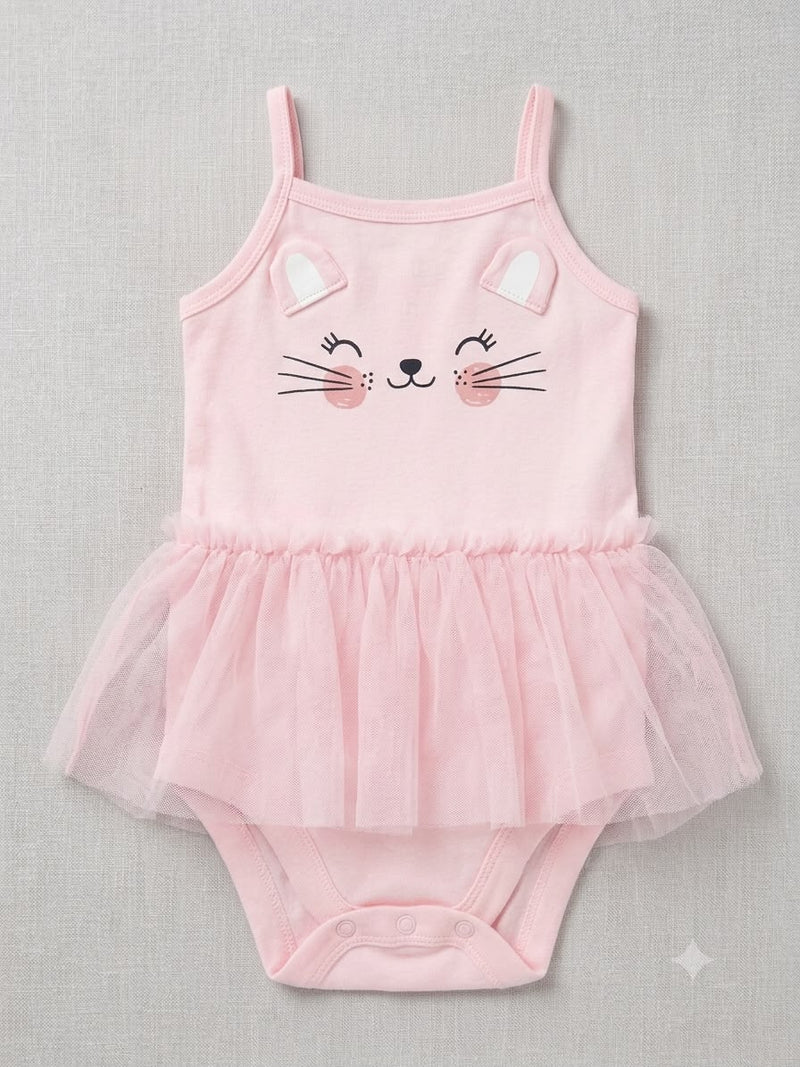 Pink Onesies For Cute Girls,0  To 24 Months