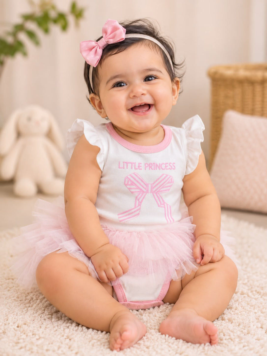 Baby Girl Tutu Style Bodysuit ,0 to 24 Months