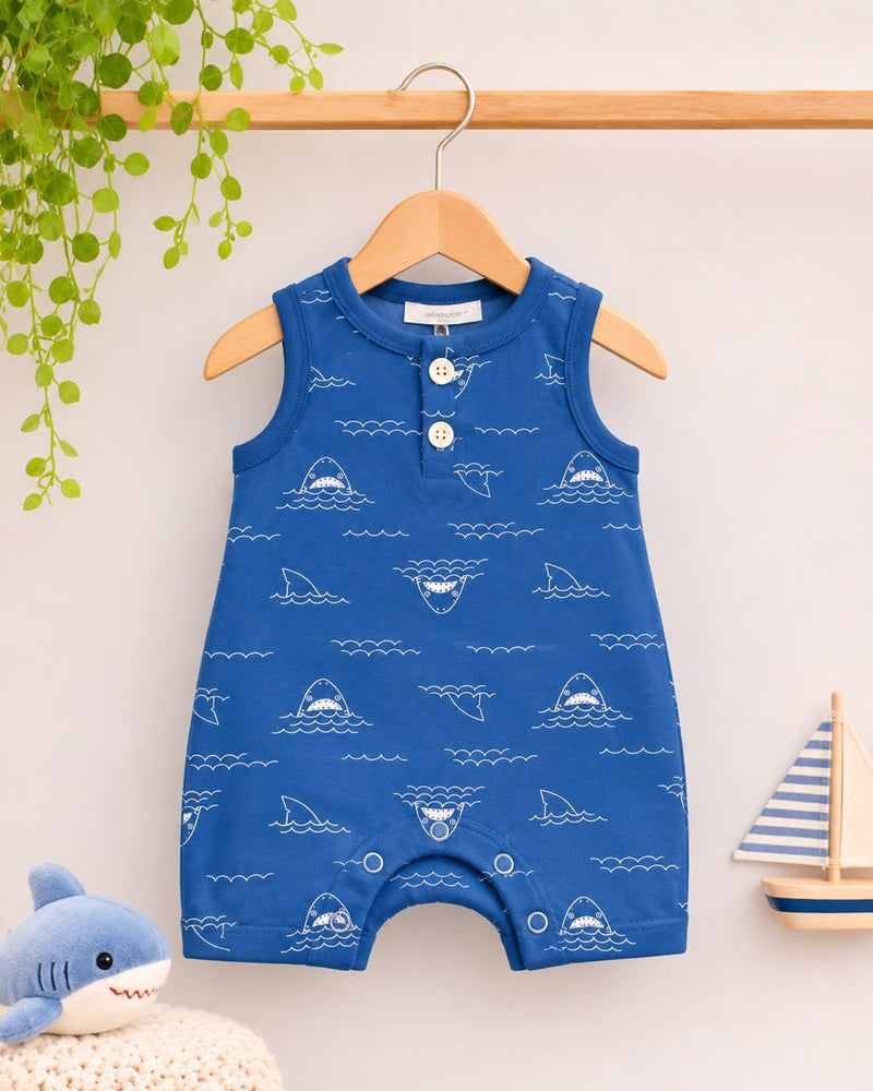 Sleeveless Baby Romper For 0-12 Months
