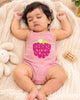 Baby Girl Sleeveless Cotton Bodysuit For 3-6 Months