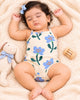 Baby Girl Sleeveless Cotton Bodysuit For 6-12 Months