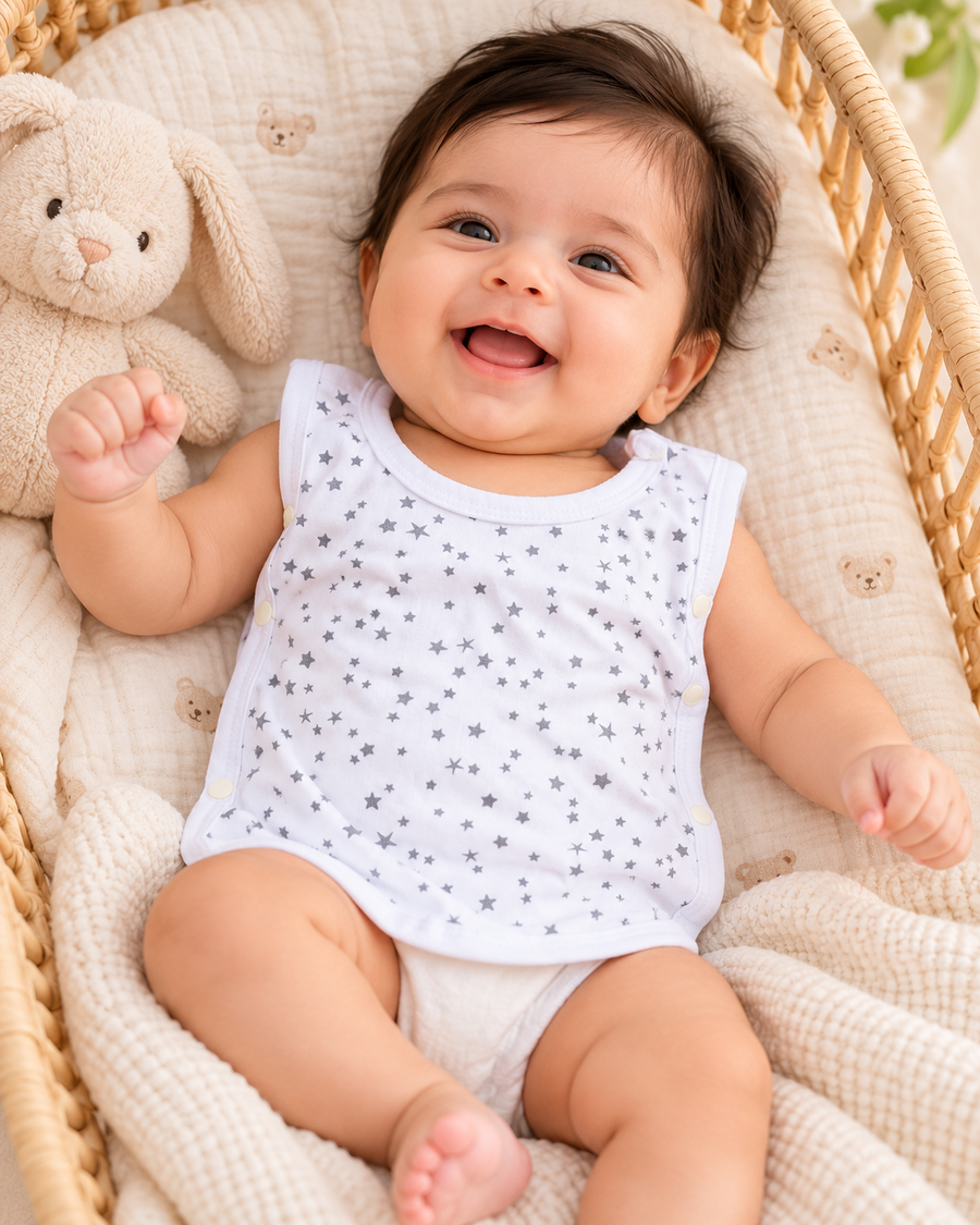 Side Button Jablas for 0-3m babies