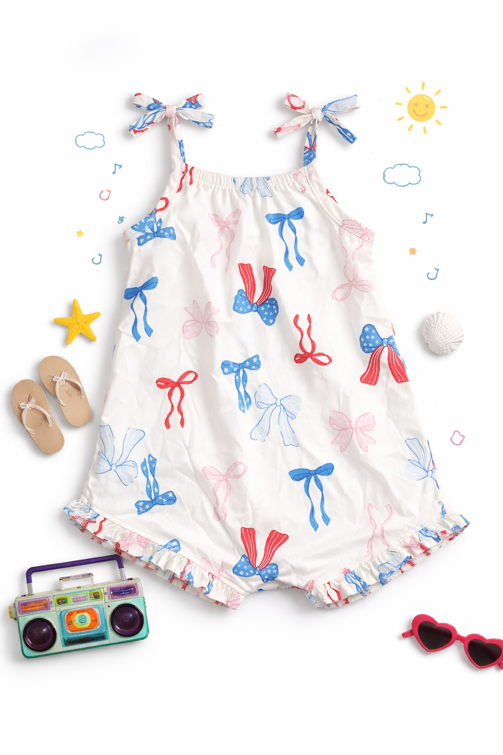 Summer Strap Rompers