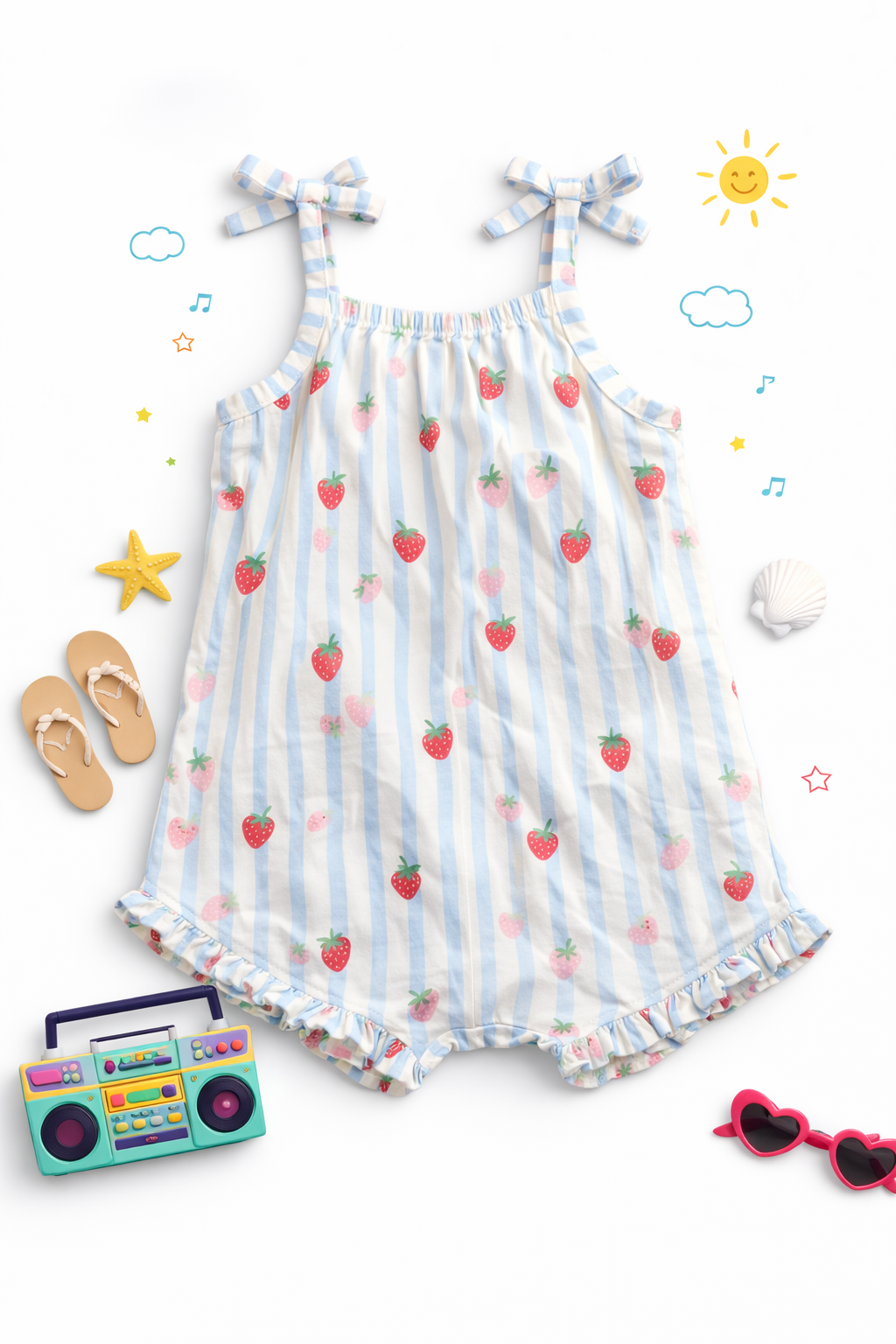 Summer Strap Rompers