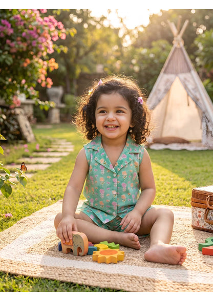 Little Blossom Pure Cotton short sets | Special Edition