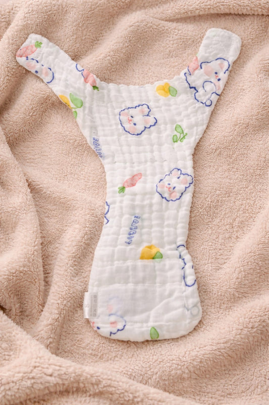 Muslin 6-Layered Crinkled Nappy (Each 150/-)