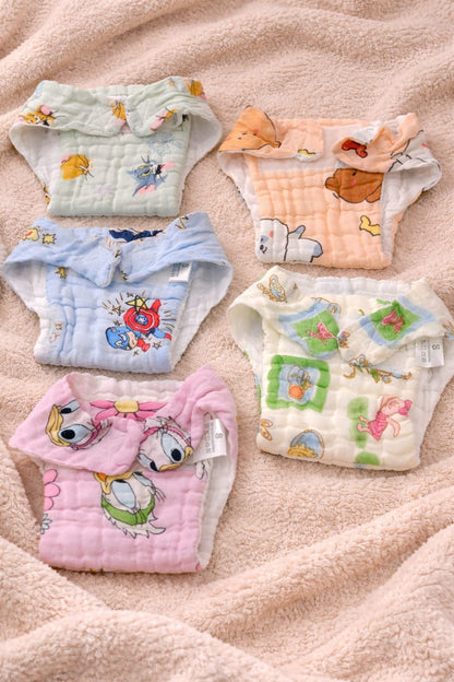 Muslin 6-Layered Crinkled Muslin Nappy (Each 160/-)