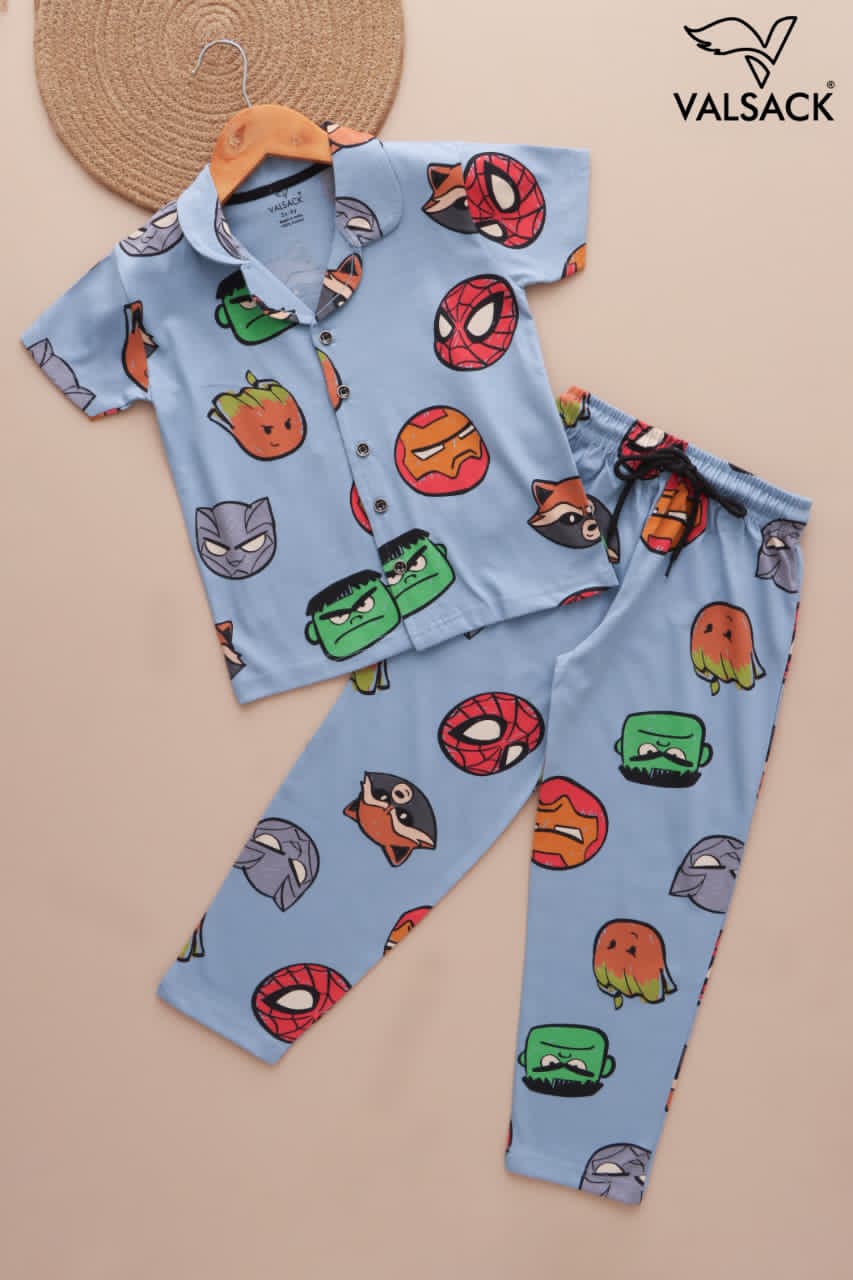 Cotton Night Suit Set